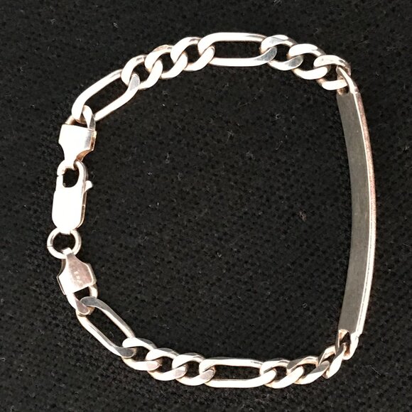 Sterling Silver “Ashlee” Personalized ID Bracelet - Picture 3 of 7